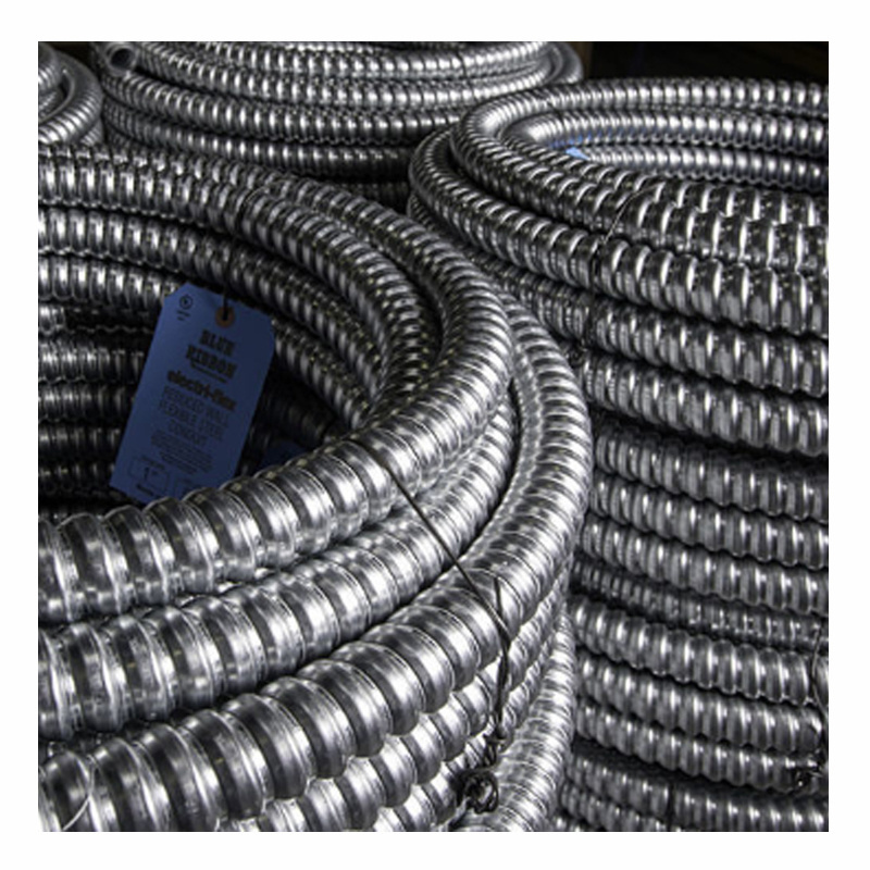 Corrugated Electrical Conduit Pipe Steel PVC Coated Liquid Tight Flexible Metal Conduit