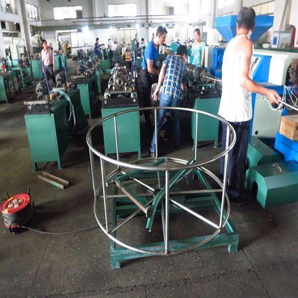 high quality corrugated convoluted flexible metal gas hose pipe making machine