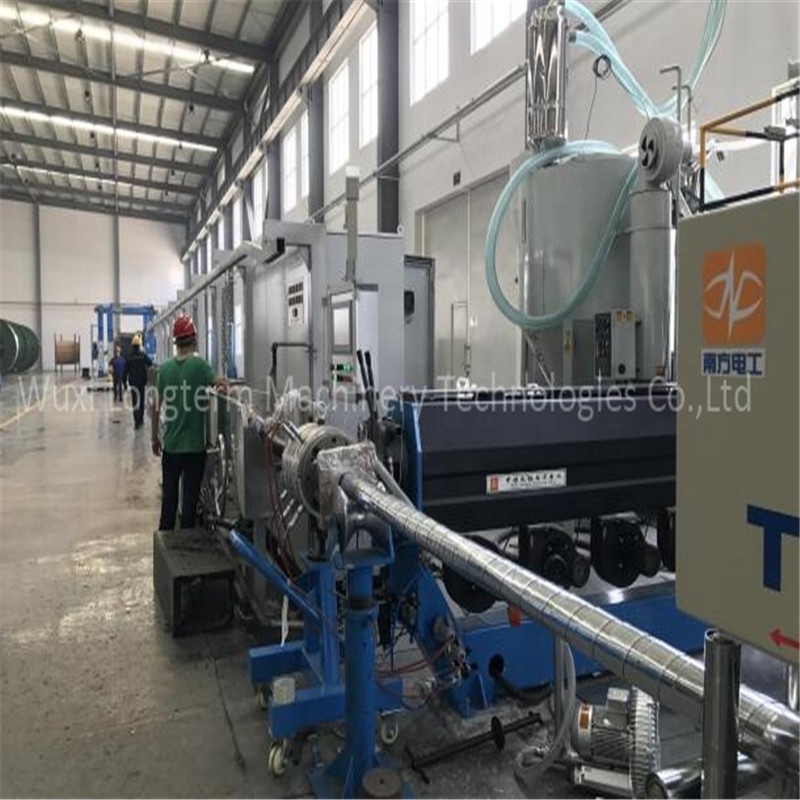 Electronic and building wire insulation and sheathing line / wire and cable extrusion line