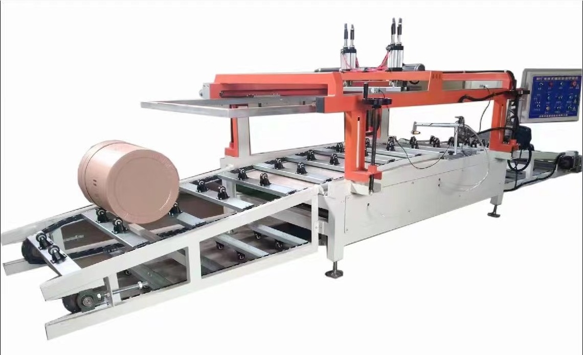 Automatic multiple colour Silk Screen Printing Machine for Conical Cylindrical Steel Drum Barrel