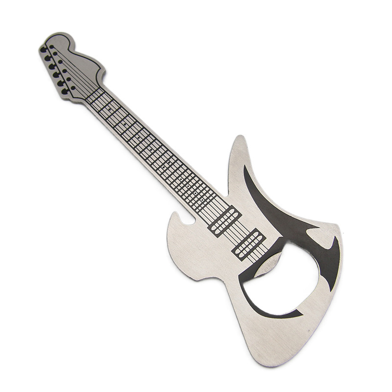 Guitar Shaped Bottle Opener Vintage cast iron wall mounted bottle opener Stainless steel beer bottle opener