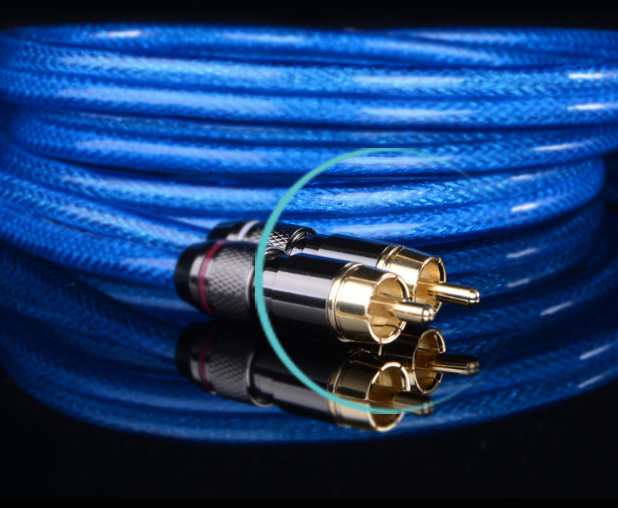 Premium Gold plated connectors cable rca 2RCA plugs to 2RCA plugs RCA cable