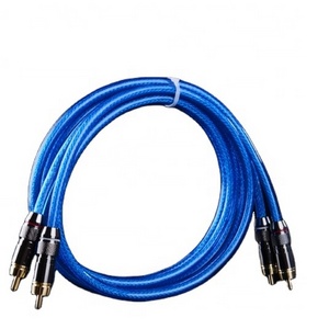 Premium Gold plated connectors cable rca 2RCA plugs to 2RCA plugs RCA cable