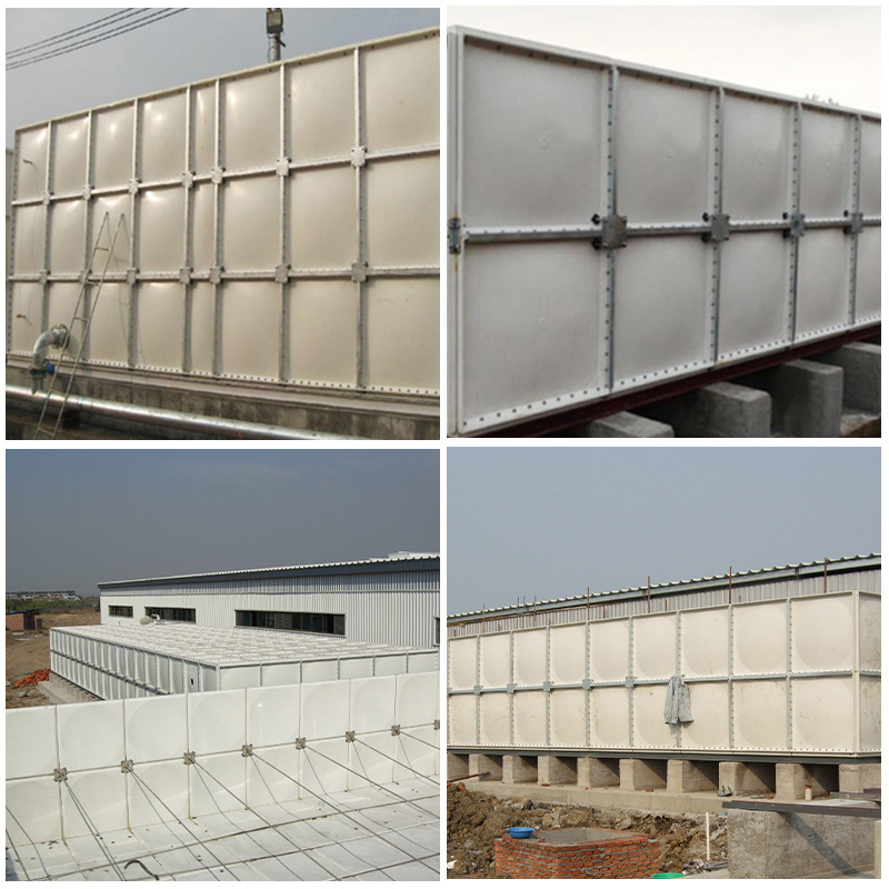 FRP GRP Fiber Glass Fire Water Storage Tank 200000 5000 Liter Gallon Water Tank