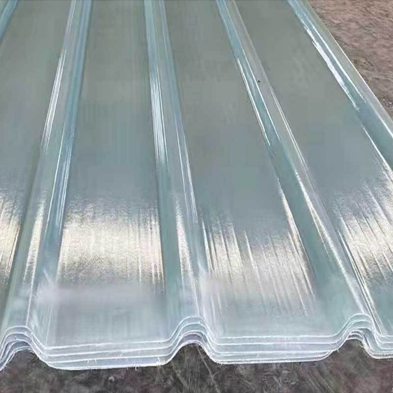 Reinforced plastic fiberglass corrugated roof tile anti uv frosted grp frp roofing sheet