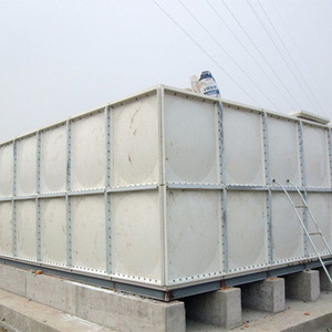 Hot Sale GRP FRP SMC Fiberglass Panel Square Rain Water Storage Tank Cheap Price 10000 50000 Litre Sectional Tank