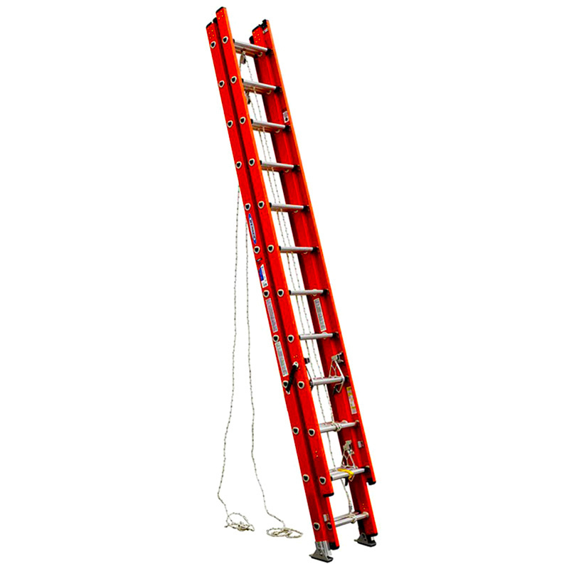 Heavy duty fiberglass folding combination step extension ladder Fiberglass Extension Ladder