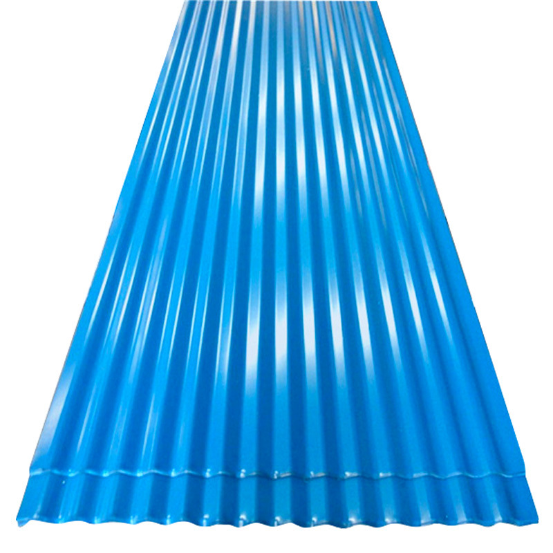 Classic blue grey maroon colour zinc iron coated corrugated aluminum roof sheet metal