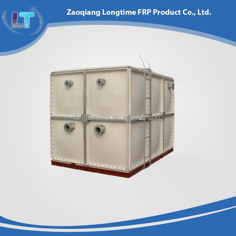 grp sectional prefabricated water tanks, 50,000L water tank FRP water tank