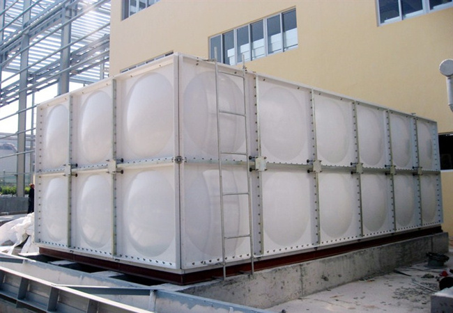 Hot Sale GRP FRP SMC Fiberglass Panel Square Rain Water Storage Tank Cheap Price 10000 50000 Litre Sectional Tank