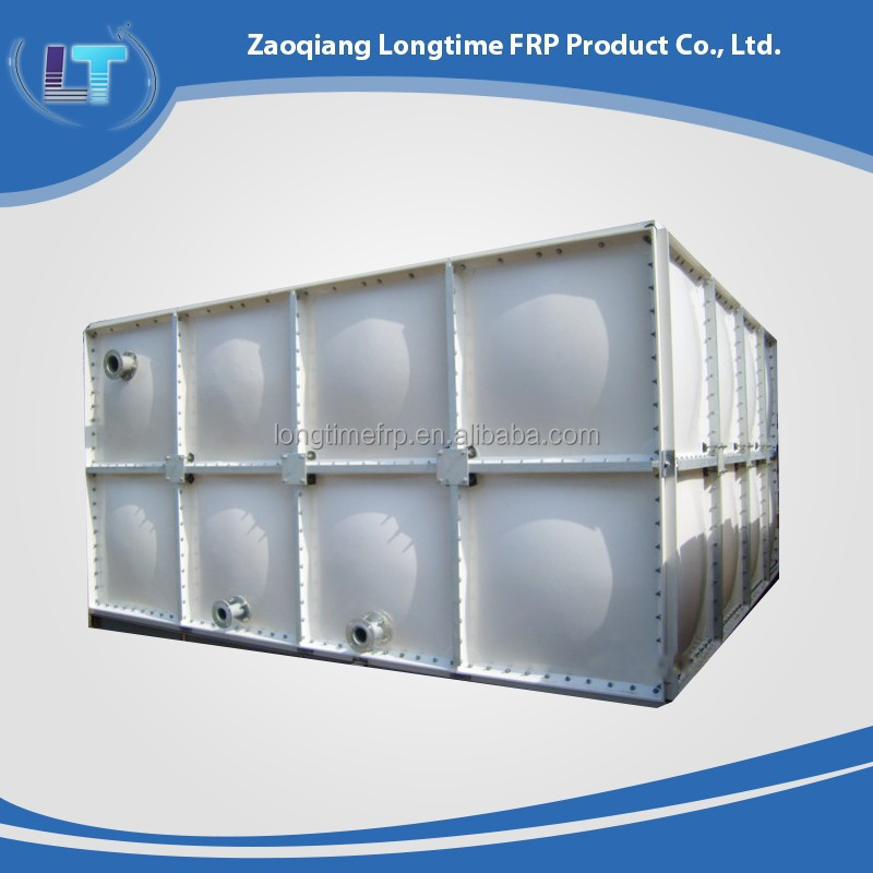 grp sectional prefabricated water tanks, 50,000L water tank FRP water tank