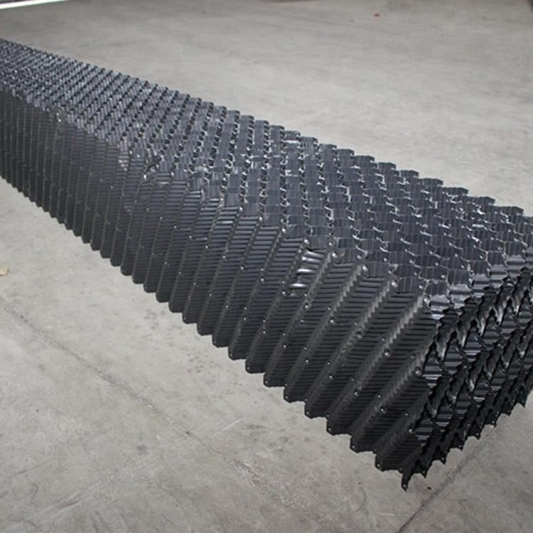 Counter flow oblique wave PVC cooling tower fill/ oblique cooling tower filler