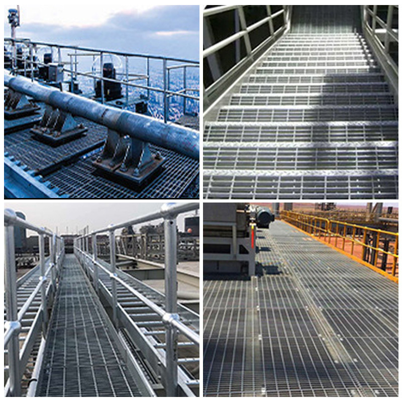 Heavy duty walkway platform floor stainless grill grating drainage cover galvanize steel grate