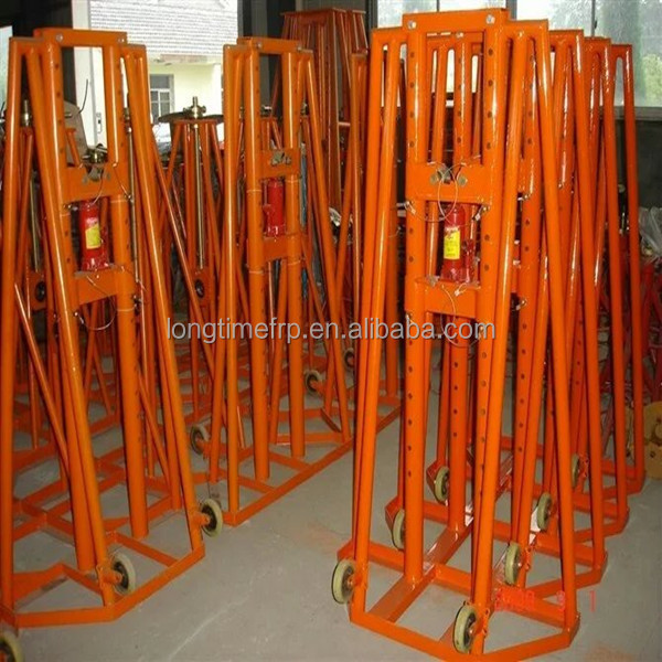 electrical cable drum jack 10 ton  hydraulic cable reel jack stand  5 ton cable drum stand