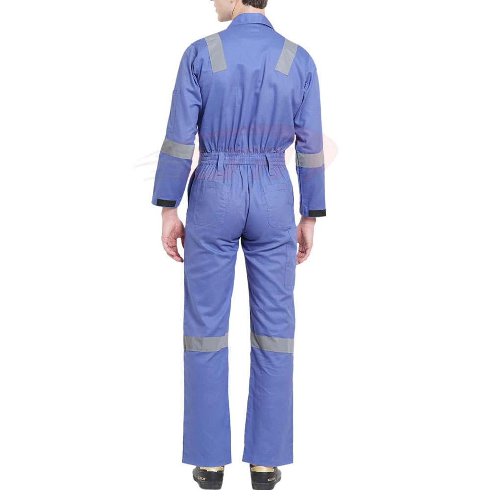 Hi Vis Reflective Safety Flame Retardant Coverall Work Wear Suit Durable Construction Safety Flame Retardant Coverall