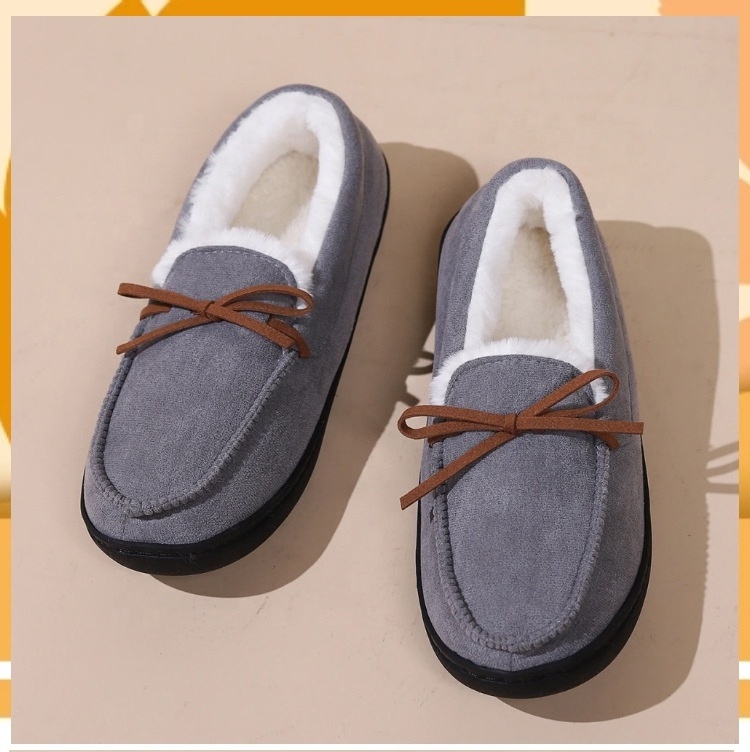 Home outdoor autumn winter warm casual flat cotton shoes