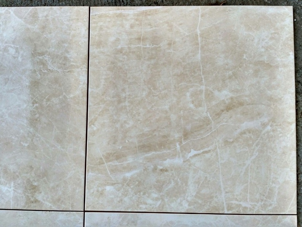 60x60 Matt Cream Stone Effect Wall Porcelain Tiles Design Non Slip Floor Tile Ceramic Prices for Bathroom Tile Walls and Floors