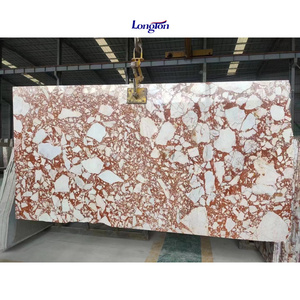 Wholesale Bulgari Red Marble Natural Stone Wall Panel Home Villa Interior Decoration Vanity Table Top Decor Red Marble Fireplace