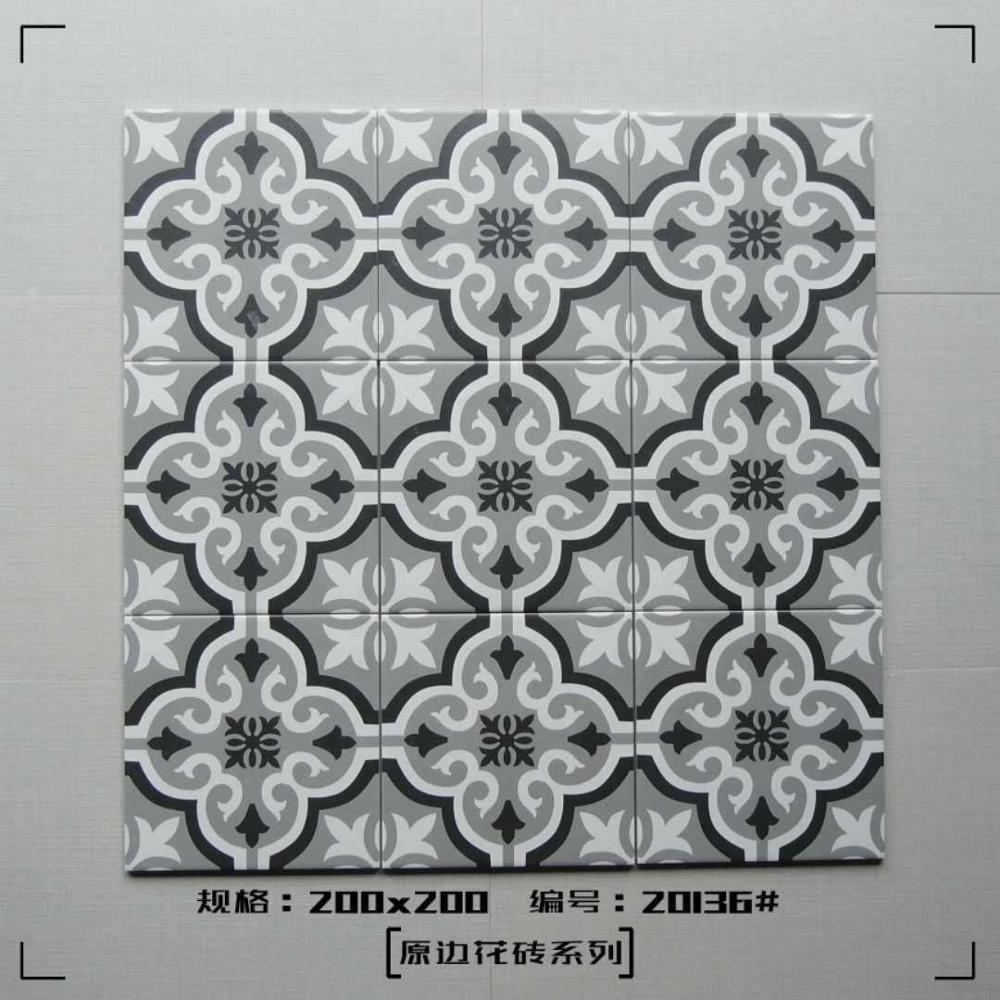 Flower Mosaic Medallion Tile Gray Bathroom Floor Tile Kitchen Tiles Ceramic Mosaic