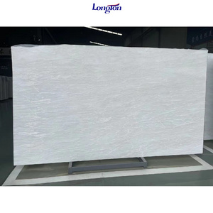 Beautiful Italy Natural Kali Ice Jade Marble Big Slabs lighted Translucent Marble Countertop Table Top White Onyx Jade Marble