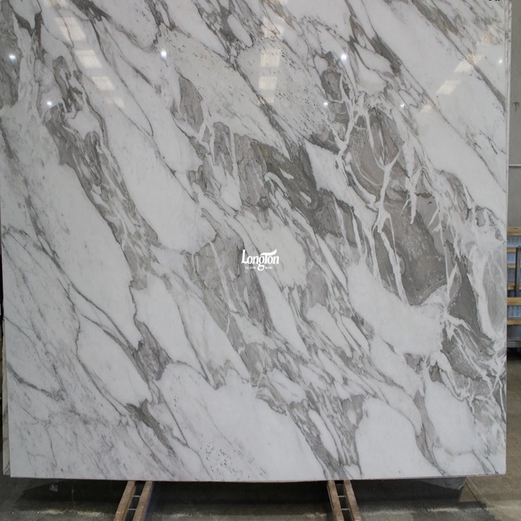 Wholesale Modern Customized White Marble Tile Stairs Grey Mosaic Floor Tiles Price for Shower Room Kitchen Living Room