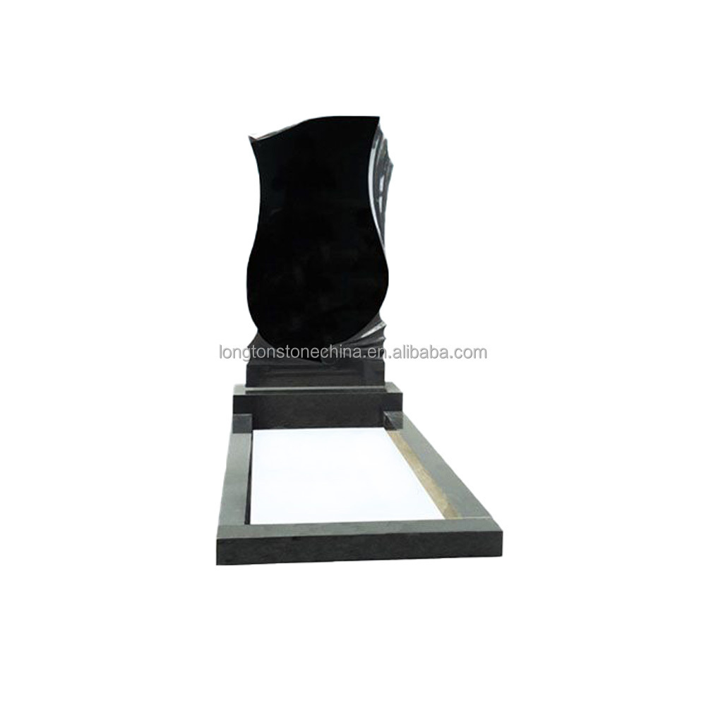 Black Granite Monument Design Funeral Cemetery Natural Granite Cheap Price Tombstone Design Headstone For Grave