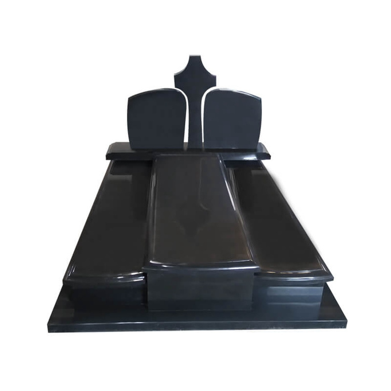 Black Marble Monument Tombstone Cemetery  For Graves Set  European Style Tombstone Muslim Tombstone