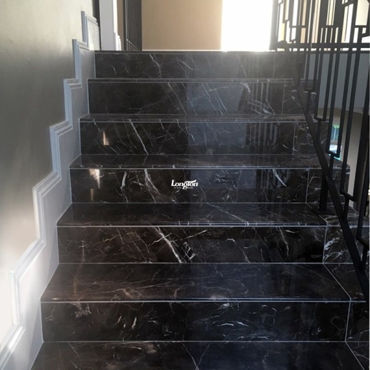 China Natural Emperor Black Marble Bathroom kitchen Countertops Marble Stairs Black Marble Stairs Price Wall Tiles