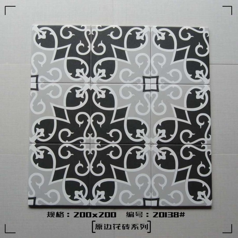 Flower Mosaic Medallion Tile Gray Bathroom Floor Tile Kitchen Tiles Ceramic Mosaic