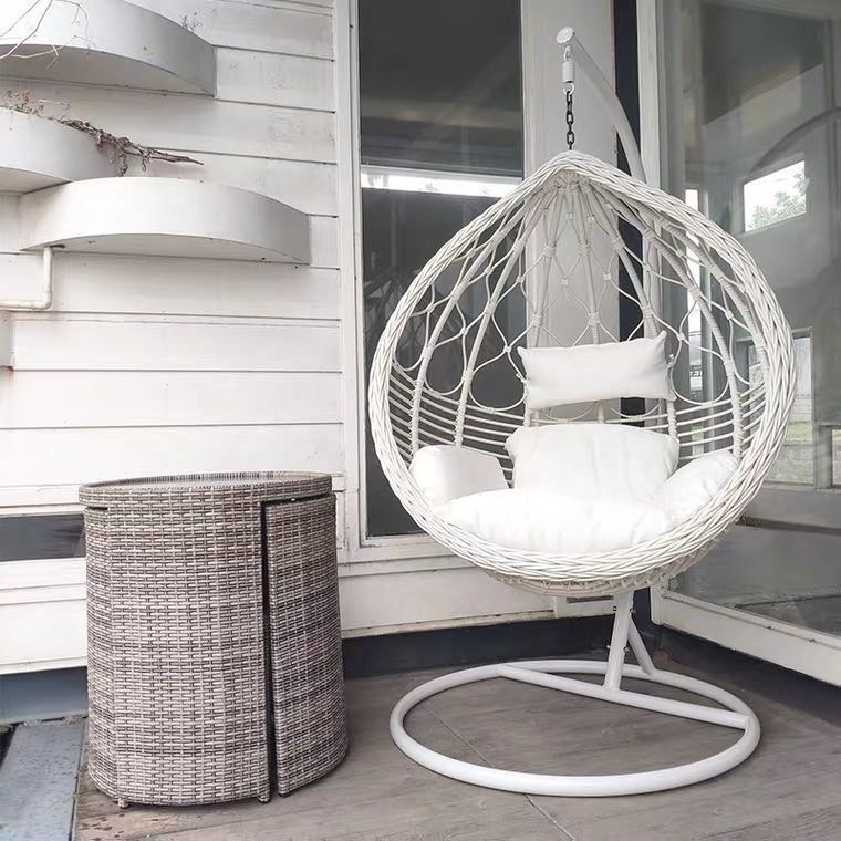 Outdoor hanging chair hanging basket wicker chair household rocking chair balcony homestay swing