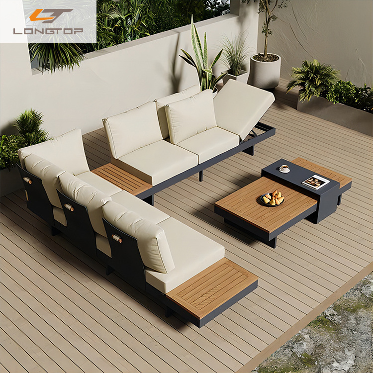 modular teak outdoor sofa sectional sofa sets outdoor teak wood patio garden furniture