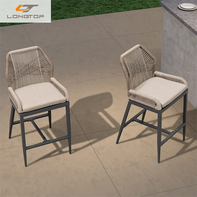 Promotion Black Bar Stool Restaurant Foshan Outdoor Furniture