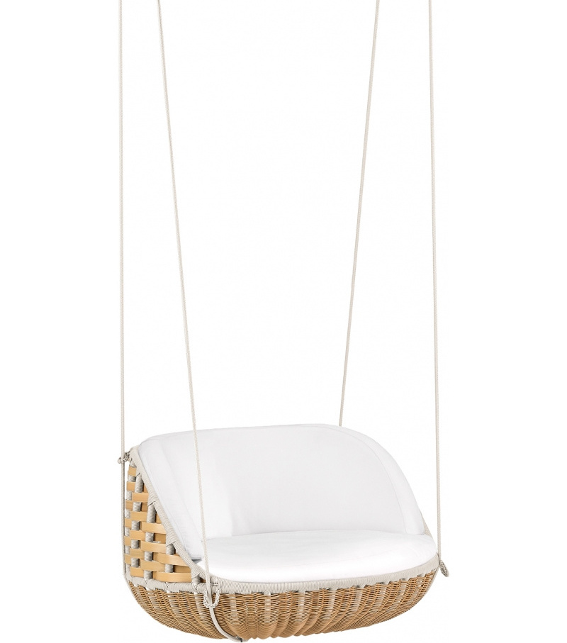 outdoor furniture leisure relax luxury modern hanging thicken egg garden chair with cushion