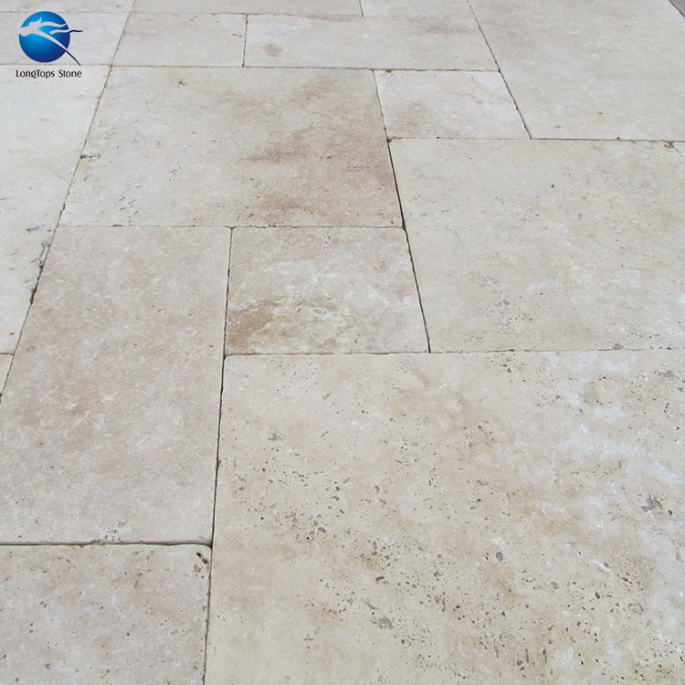 Ivory Travertine Paver Light travertine marble slabs