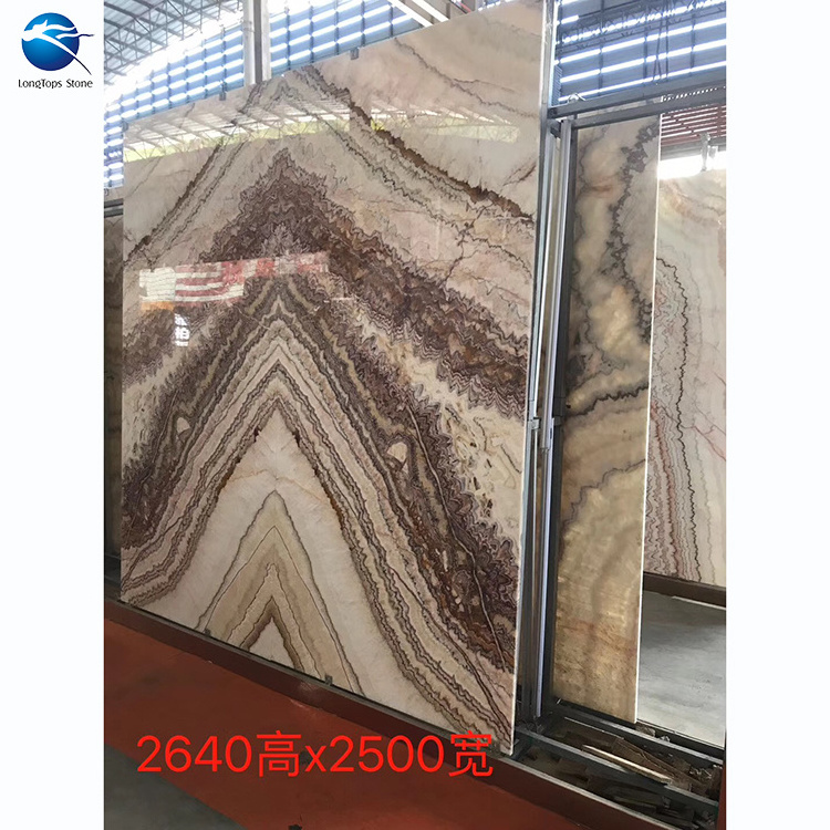 Chinese price customized luxury decorative translucent Alabaster onyx stone slabs