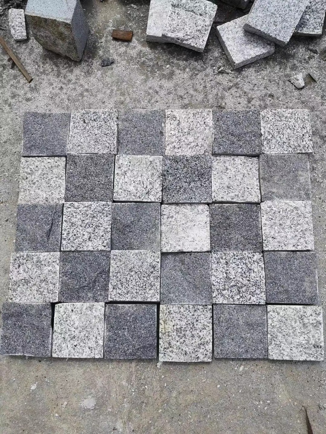 outdoor tiles for driveway paving stone G654 Granite paving bricks stone  tile paving stone