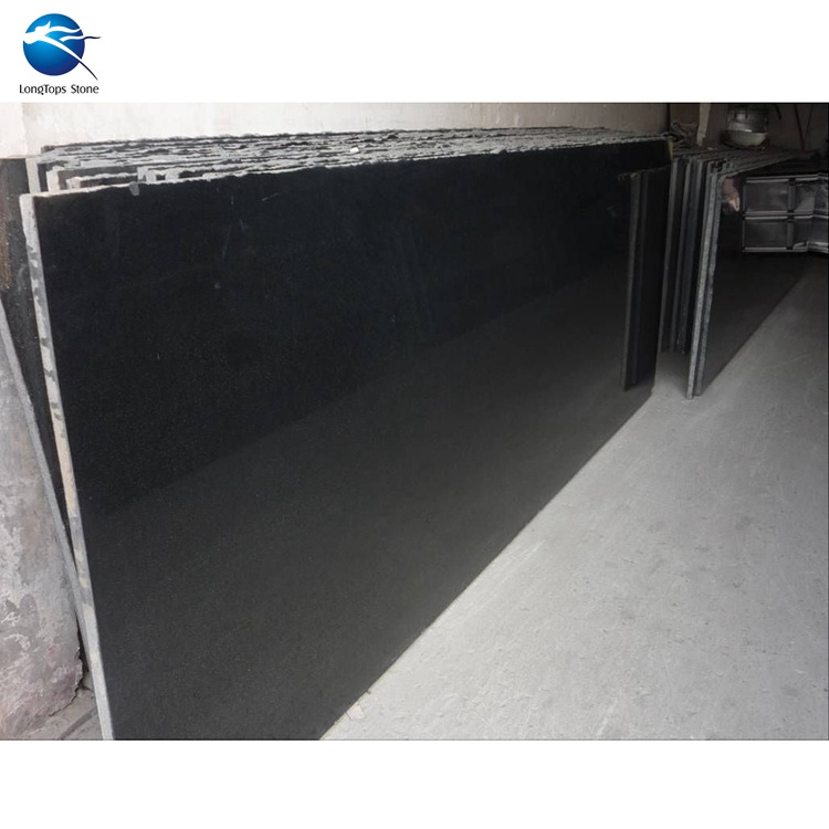 Absolute black Mongolia Cheap Zimbabwe Black Granite Floor Tile price m2