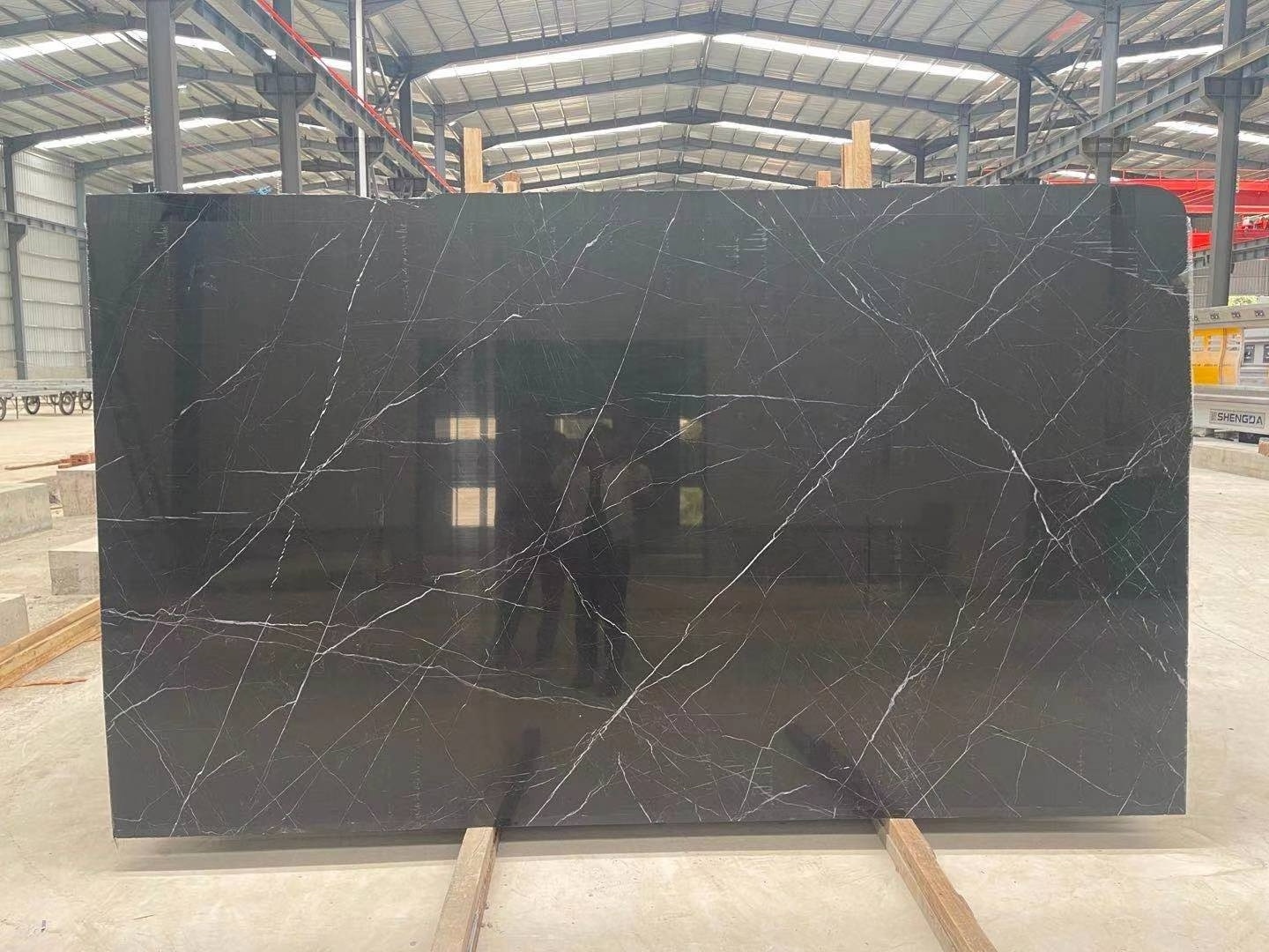 Nero marquina marble block rough marble blcoks  price chinese black marble