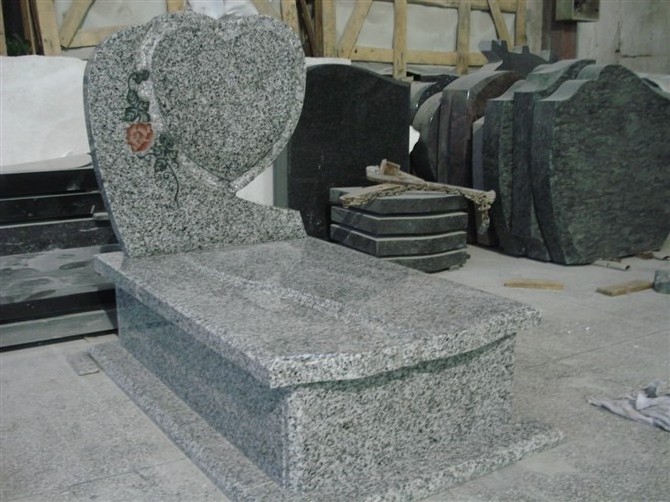 Heart shaped tombstones and monuments granite monuments grave monument