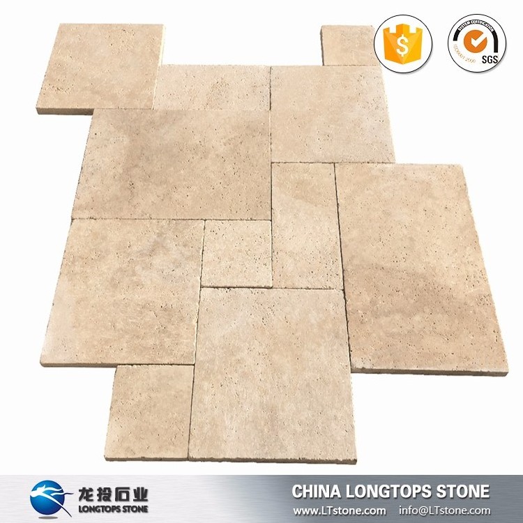 Ivory Travertine Paver Light travertine marble slabs