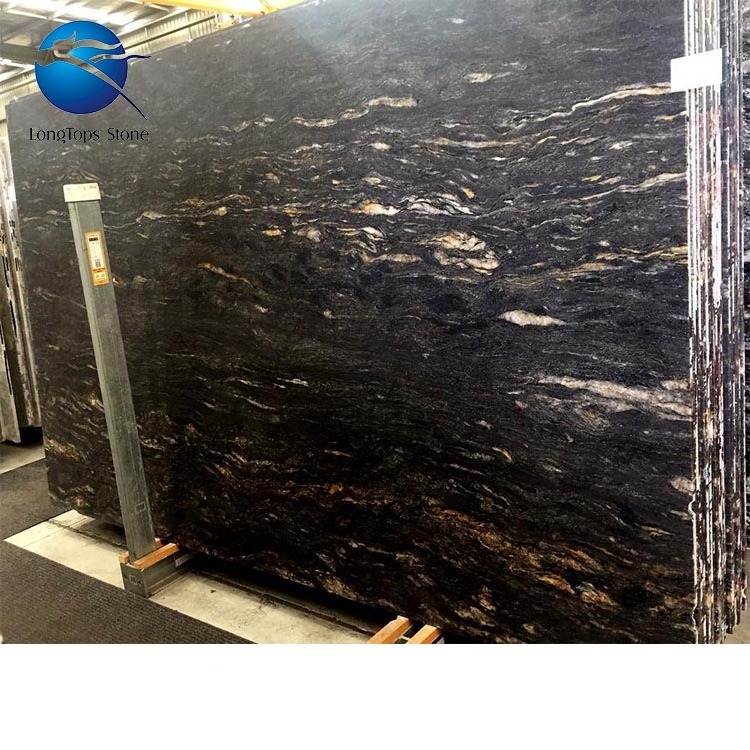 Best Price black forest gold granite black volcano granite gold granite