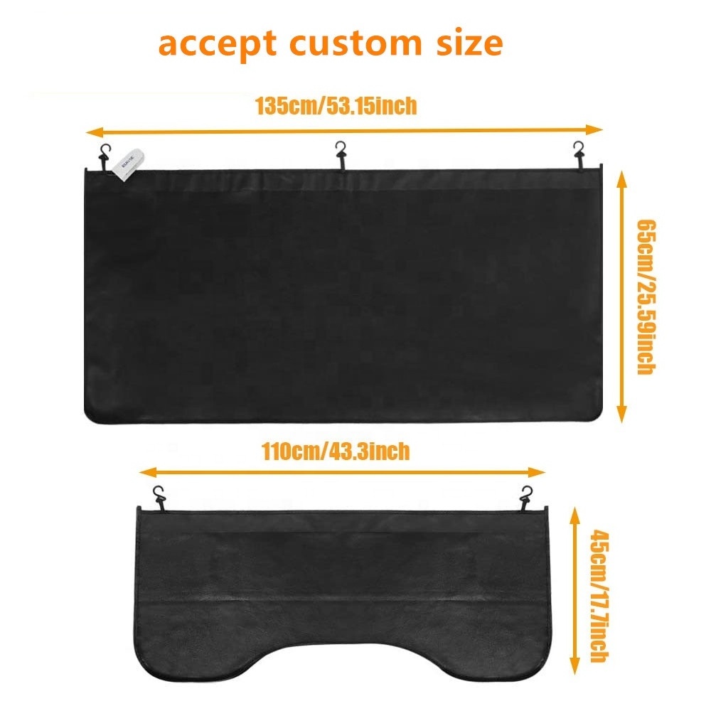 Custom Logo Color Heavy Duty PU Leather Protector Automotive Mechanic Mat Repairing Car Fender Pad Magnetic Fender Cover