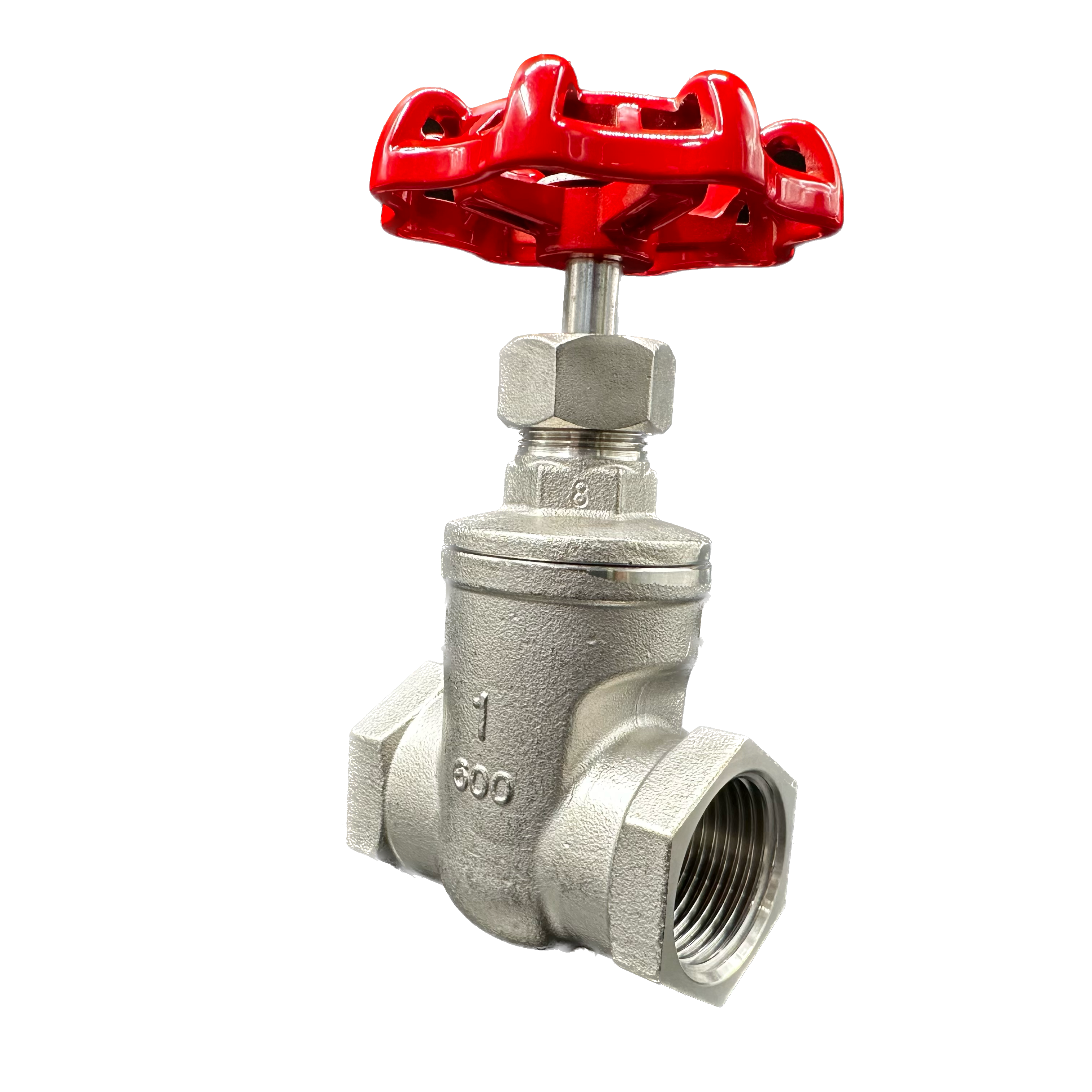 SS304 SS316 Gate Isolation Shut-off Valve  Flanged End API598 JIS B2003 Electric Actuator Linear Manual Hand Wheel Red Blue