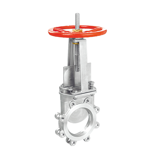 A351 CF8 CF8M Stainless Steel J92600 J92900 Pneumatic Electric Acuator Manual Hand Wheel Knife Gate Valve Wafer ANSI150LB JIS10K