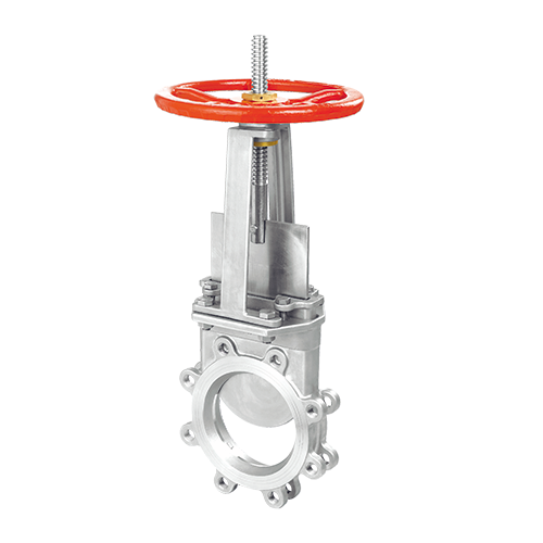 A351 CF8 CF8M Stainless Steel J92600 J92900 Pneumatic Electric Acuator Manual Hand Wheel Knife Gate Valve Wafer ANSI150LB JIS10K