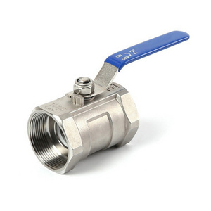 1000WOG 1 PC Ball Valve Female  threaded One piece stainless steel water ball valve