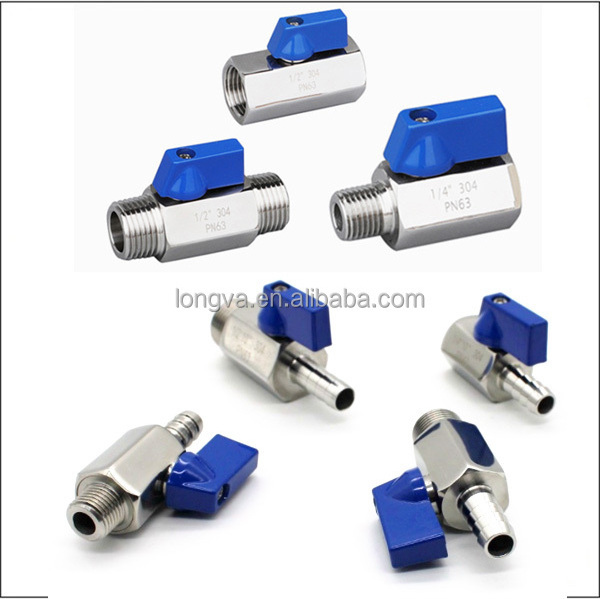 sanitary stainless steel mini ball valve