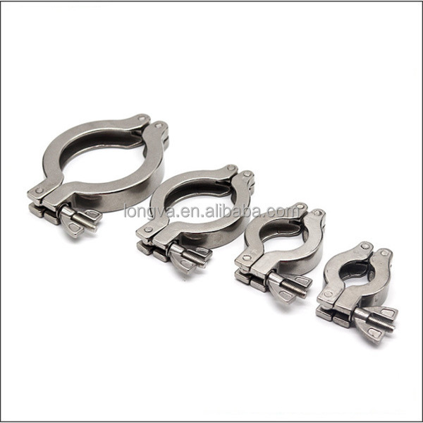 ISO-KF Vacuum Clamp Fittings KF16 KF25 KF40 KF50 Stainless Steel Wing Nut Vacuum Clamp