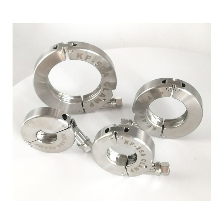 Hot Sale KF16 KF25 KF40 KF50 Stainless Steel High Vacuum Tension Lock Clamps