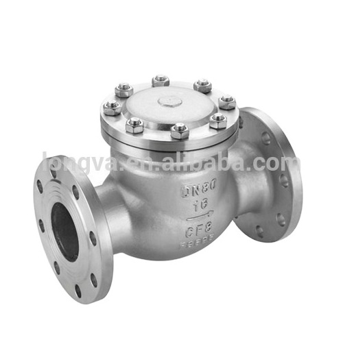 Stainless steel flange connection lift check valve